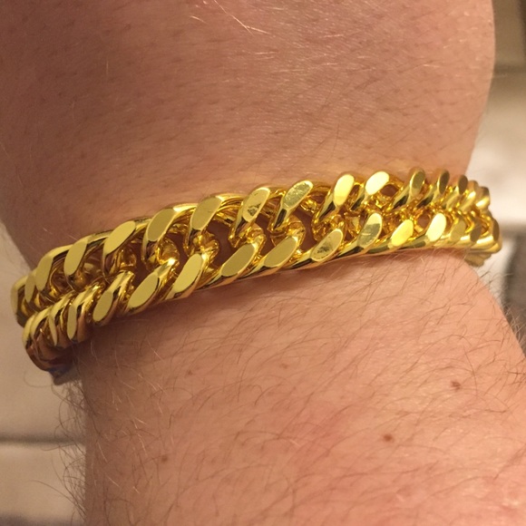 24k Cuban Link Bracelets! - Picture 1 of 4